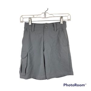Boy’s Under Armour Grey Shorts with extra pocket and adjustable waistband